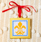 Ornament Cross Stitch Kit (Symbol) - Kappa Kappa Gamma