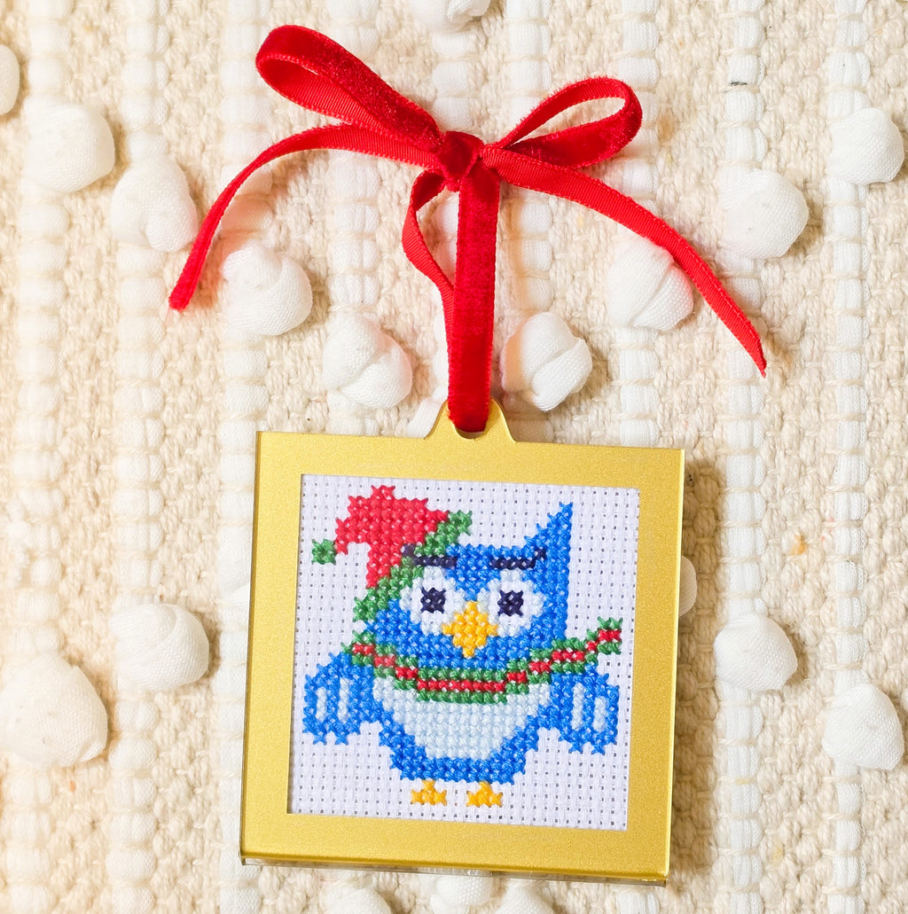 Ornament Cross Stitch Kit (Mascot) - Kappa Kappa Gamma