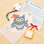 Ornament Cross Stitch Kit (Mascot) - Kappa Kappa Gamma