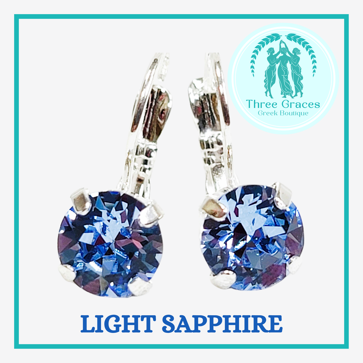 Crystal Earrings - Kappa Kappa Gamma