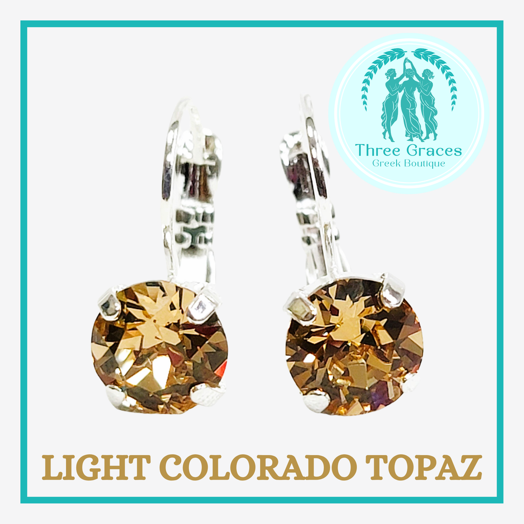 Crystal Earrings - Kappa Kappa Gamma