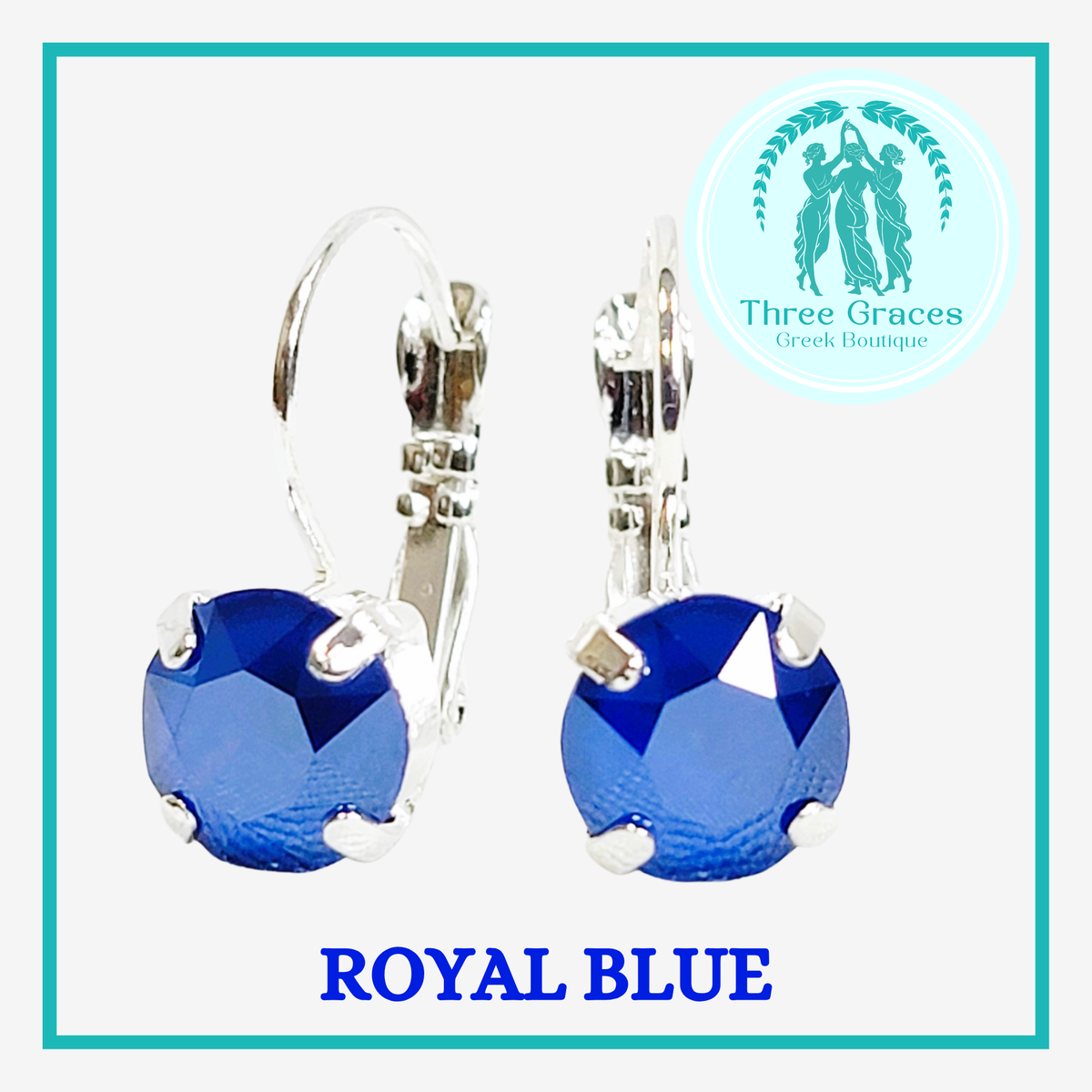 Crystal Earrings - Kappa Kappa Gamma