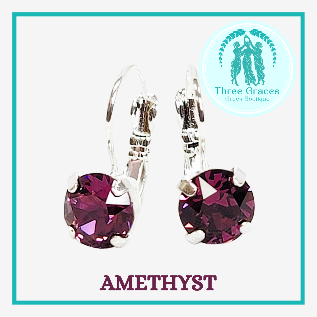 Crystal Earrings - Sigma Kappa